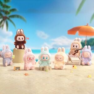 Brown and Pink Stuffed Animal Set